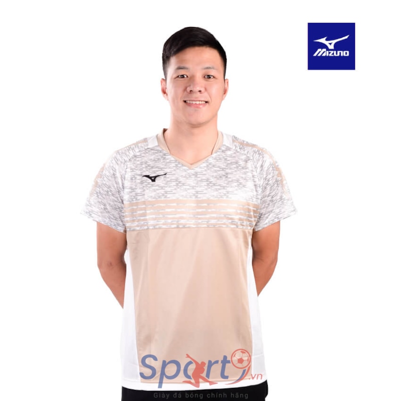 MIZUNO ÁO T-SHIRT CẦU LÔNG MIZUNO TRẮNG